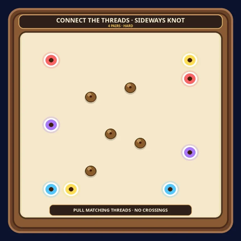 Connect the Threads — Sideways Knot puzzle preview