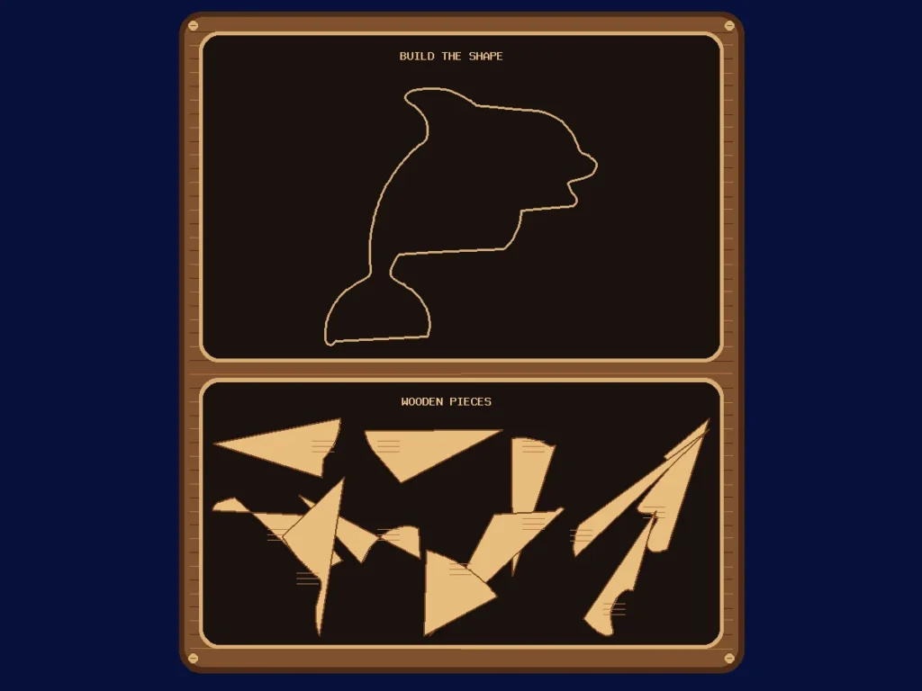 Build The Dolphin puzzle preview